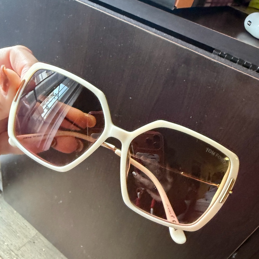 Tom Ford White Sunglasses